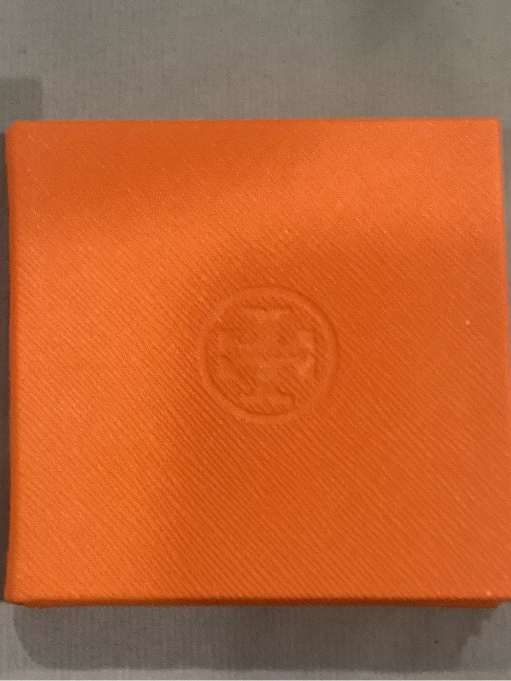 Tory Burch White Box with Navy Logo